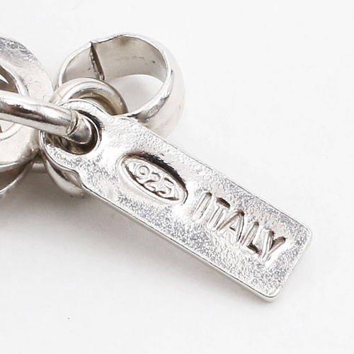 シルバー イタリア製 トワイライトシリーズ ビッグガール ペンダント ネックレス　3059-PS17