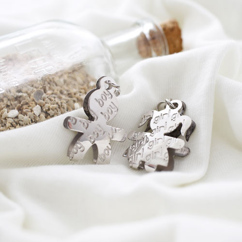 シルバー イタリア製 トワイライトシリーズ ビッグガール ペンダント ネックレス　3059-PS17