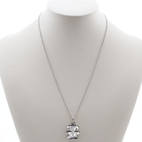 シルバー イタリア製 トワイライトシリーズ ビッグガール ペンダント ネックレス　3059-PS17