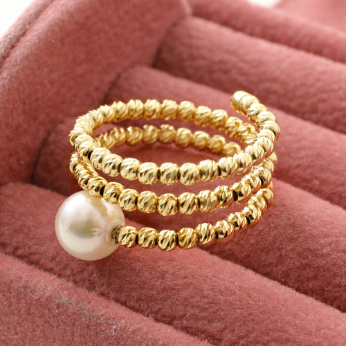 送料無料・消費税込】フリーサイズ 18金/K18/18K イエローゴールド  