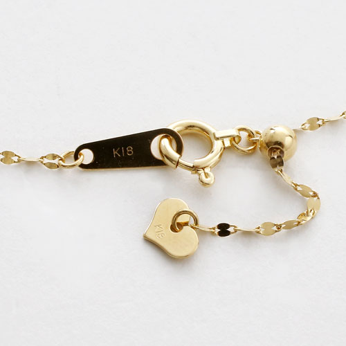 送料無料】【日本製】18金/K18 イエローゴールド ブレスレット/ブレス  