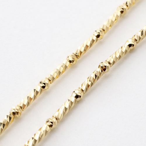 お得！18K オメガネックレス 送料無料】【日本製】18金/K18/K18YG チタン入り 形状記憶 ミラー