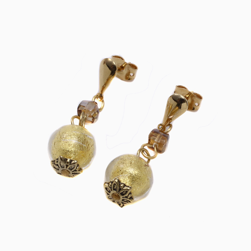 Coco ベネチアングラス ネックレス&イヤリング Coco ベネチアングラス ネックレス&イヤリング