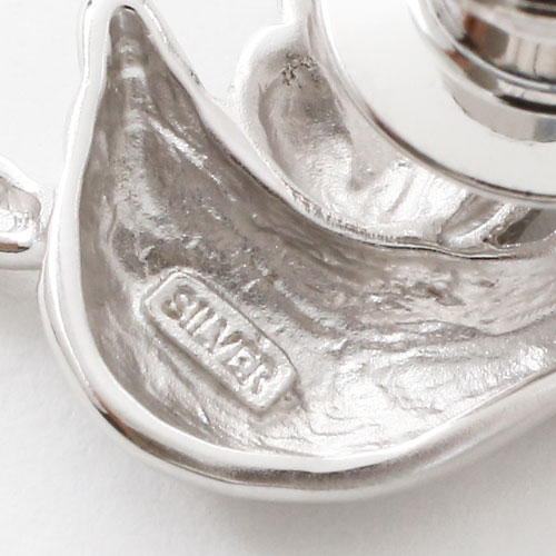 アクセサリーパールプローチまとめ（19） クリックポスト便】シルバー ピンブローチ 鳥 あこや真珠 パール