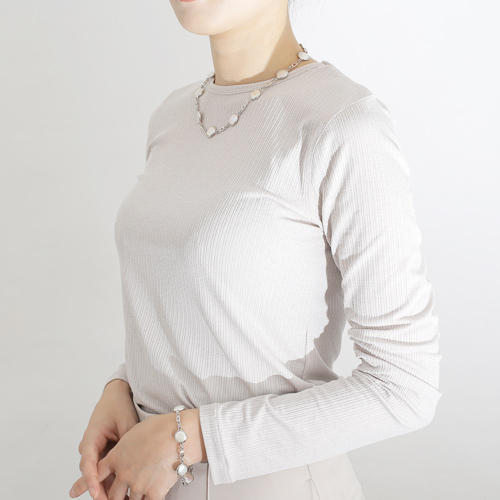 シルバー SV925　淡水真珠　淡水パール ネックレス アクセサリー 3583-FS20