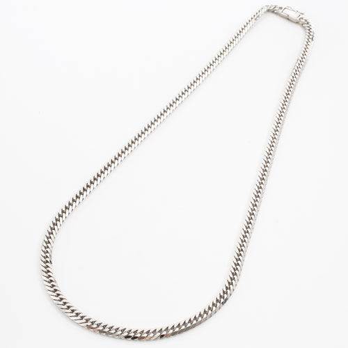 カットキヘイ 喜平チェーン ネックレス pt850 造幣局検定マーク入 50.4g 50cm 3611-PW17