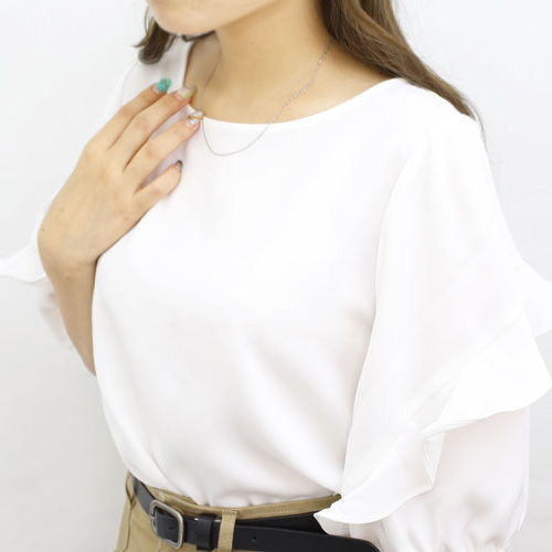 純プラチナ(純Pt/Pt999) ネックレス スクリューチェーン 45cm 1.9g　3626-NM17