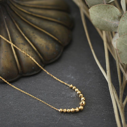 18金 スライド・アレンジ ミラクルカット・ミラーボール　3633-TS17