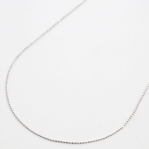 K10WG 4面カットボールチェーン 45cm　3657-NM17