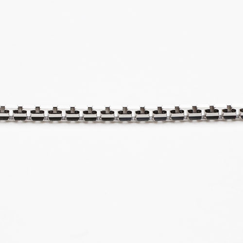 18金 ホワイトゴールド ネックレス ベネチアンレール 45cm　3667-NS17