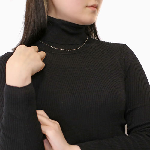 18金 ペダル ネックレス 42cm 3674-PW17