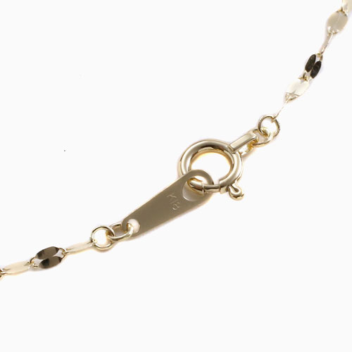 18金 ペダル ロング ネックレス 60cm 3676-PW17