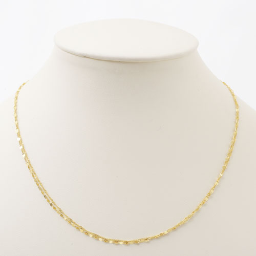 ephemeral 二連　k24 925 ネックレス K24 pure gold/ピュアゴールド 2連ネックレス｜山梨県甲府市の