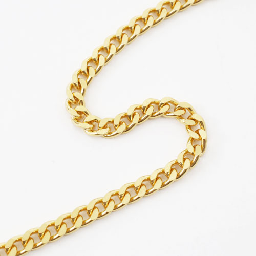 純金 喜平 2面カット ネックレス 50cm 30g 検定刻印　3797-PW18