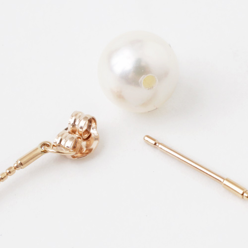 送料無料】【日本製】18金/K18PG/18金ピンクゴールド フープピアス