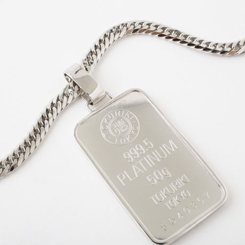 値下げ　プラチナネックレス50㌢30ｇ※トップ無しの販売です！ 送料無料】【日本製】【徳力本店】純プラチナ/Pt999/純pt