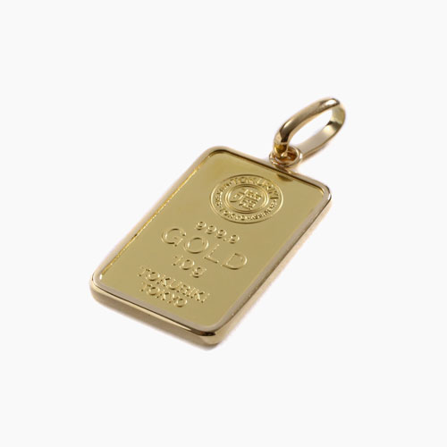 純金 K24 999.9 10g インゴット 徳力本店 3853-TH18