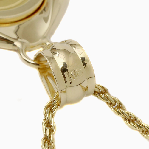 【受注生産】純金 マリア オーバル コインペンダント 18金デザイン枠　3868-JN18