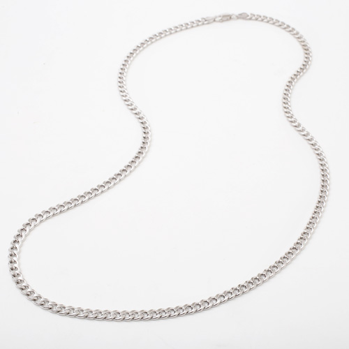 DIBI SILVER925  グルメッタ キヘイネックレス 中空 チェーン 男女兼用　3883-DB18