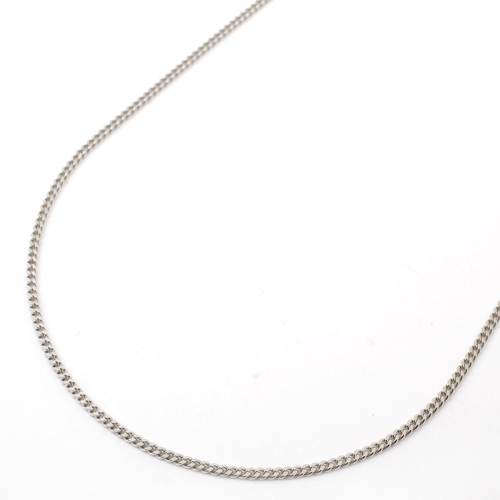 プラチナ850 50cm 4g 2面カット 喜平チェーン ネックレス 検定入　3885-NM18