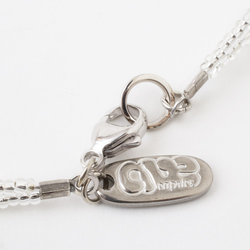 イタリア製 ベネチアングラス ホワイトポイゾン アヴェ・カプリース　3991-AV18