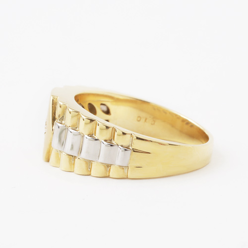 送料無料】【日本製】【受注生産】 リング/指輪 18金/K18 イエロー  