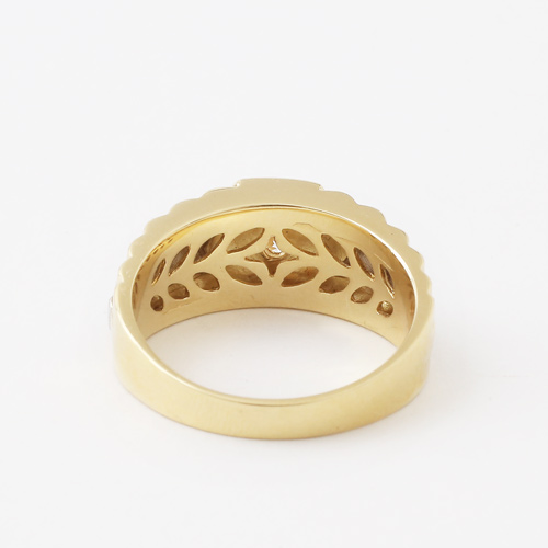 送料無料】【日本製】【受注生産】 リング/指輪 18金/K18 イエロー  