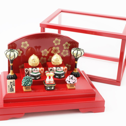 金色の日本伝統置物2体セット 招福 笠地蔵｜置物 6品セット 純金製 造幣局ホールマーク刻印品