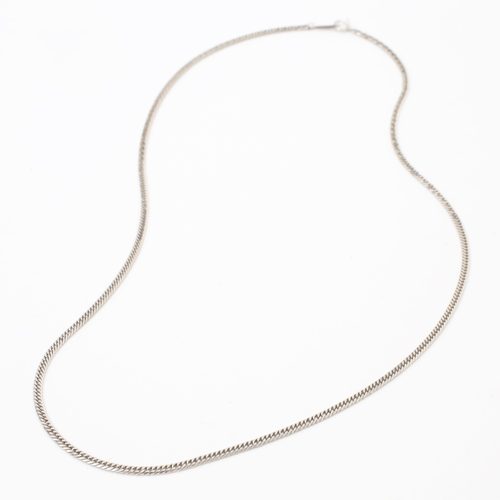 純プラチナ Pt999　ダブル6面カットキヘイ ネックレス　50cm 13g　4145-JK19 