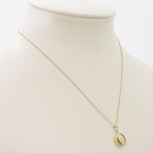 日本製 純金 K18 ドッグ コイン ペンダント 1/30オンス　4170-MS19