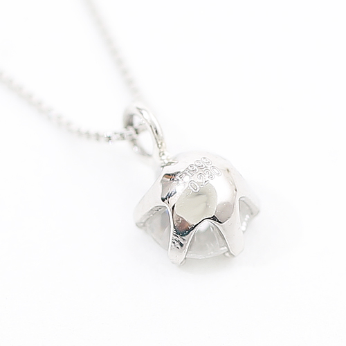 純プラチナ ダイヤモンド 0.23ct Pt999-Pt850 ペンダント 鑑別カード付き 4174-UK19
