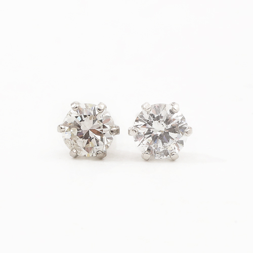 純プラチナ ダイヤモンド 0.23ct Pt999-Pt850 ピアス 鑑別カード2枚付き 4175-UK19