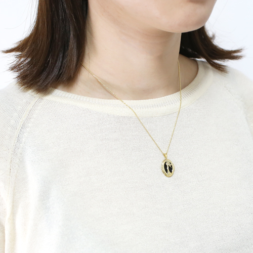 送料無料】【日本製】 10金/K10YG/イエローゴールド エンジェル  