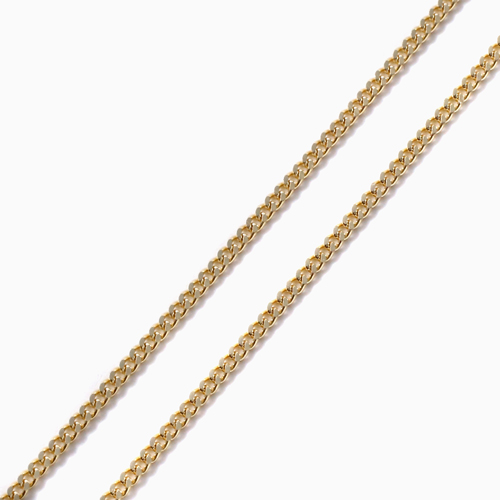 18金 2面カットキヘイ ネックレス 50cm 2.8g 4223-NM20