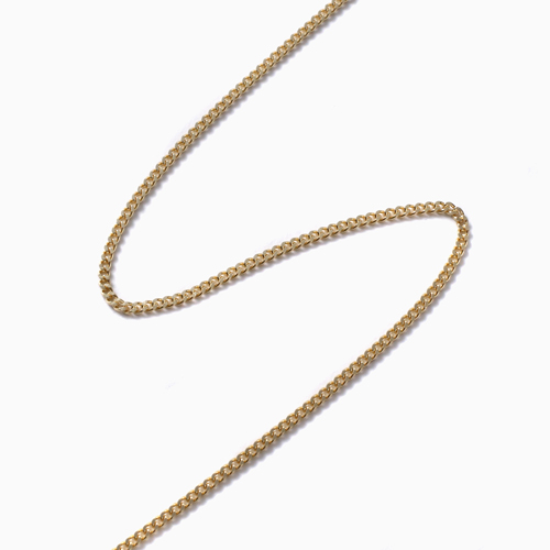 18金 2面カットキヘイ ネックレス 50cm 2.8g 4223-NM20