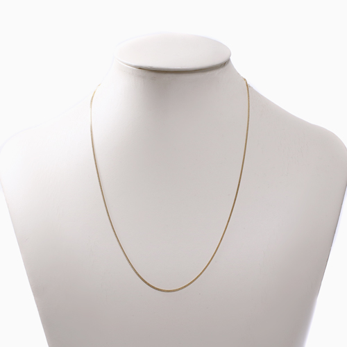 18金 2面カットキヘイ ネックレス 50cm 2.8g 4223-NM20