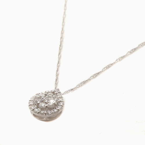 プラチナ Pt950 ペンダント DIAMOND ドロップ  4248-HG20