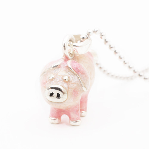 イタリア製 シルバーペンダント ブタ SV925 アクセサリー  4257-SR20