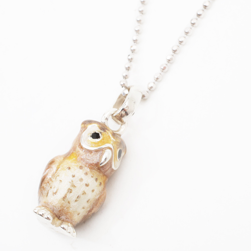 イタリア製 シルバーペンダント フクロウ SV925 アクセサリー  4265-SR20