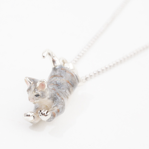 イタリア製 シルバーペンダント ねこ SV925 アクセサリー  4266-SR20