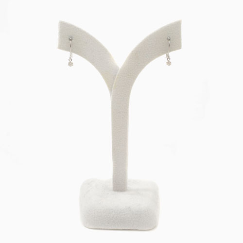 プラチナ Pt900 DIAMOND 0.16カラット フックタイプ ピアス 4297-TK20