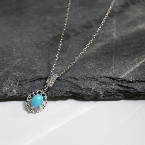 送料無料】18金/K18 ホワイトゴールド ペンダント/ネックレス  