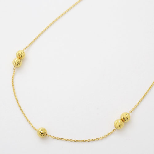 純金 K24 ネックレス ペンダント ミラーボール  4386-JK20