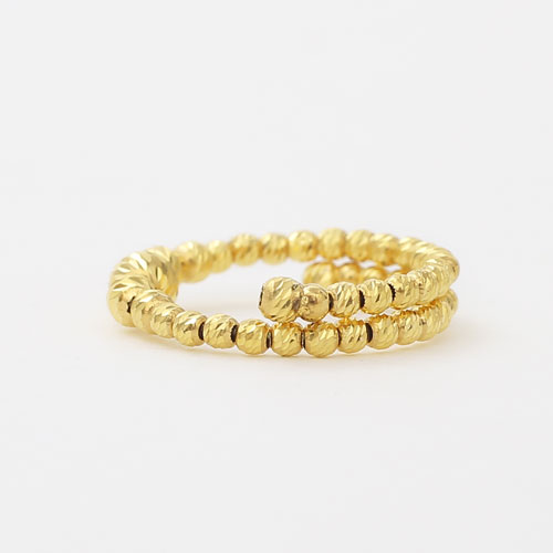 純金 K24 黄金 山吹色 ゴールド GOLD リング RING 指輪 フリーサイズ カット入り ボール 4393-JK20