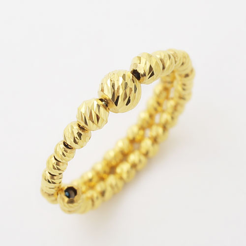 純金 K24 黄金 山吹色 ゴールド GOLD リング RING 指輪 フリーサイズ カット入り ボール 4393-JK20