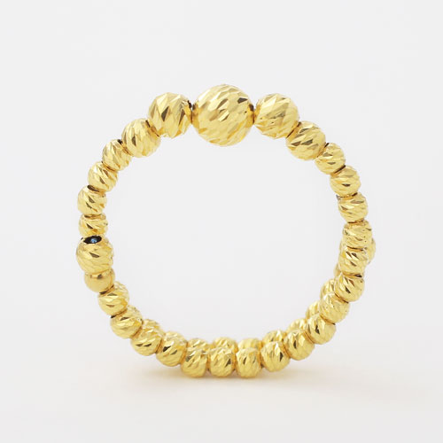 純金 K24 黄金 山吹色 ゴールド GOLD リング RING 指輪 フリーサイズ カット入り ボール 4393-JK20