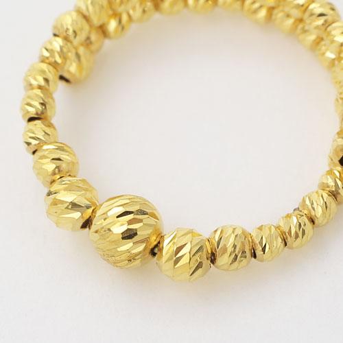 純金 K24 黄金 山吹色 ゴールド GOLD リング RING 指輪 フリーサイズ カット入り ボール 4393-JK20