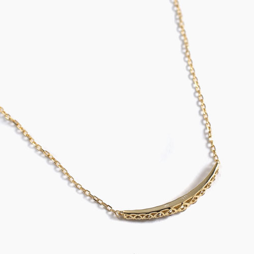 18金 ダイヤモンド 合計0.5ct ペンダント 750/1000 アズキチェーン 4394-UK21