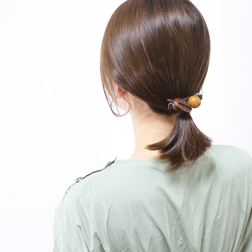 自然素材 木の実 ヘアクリップ オシャレ ヘアアクセサリー 4416-LL20