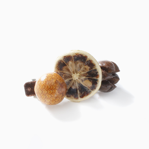 自然素材 木の実 ヘアクリップ オシャレ ヘアアクセサリー 4417-LL20